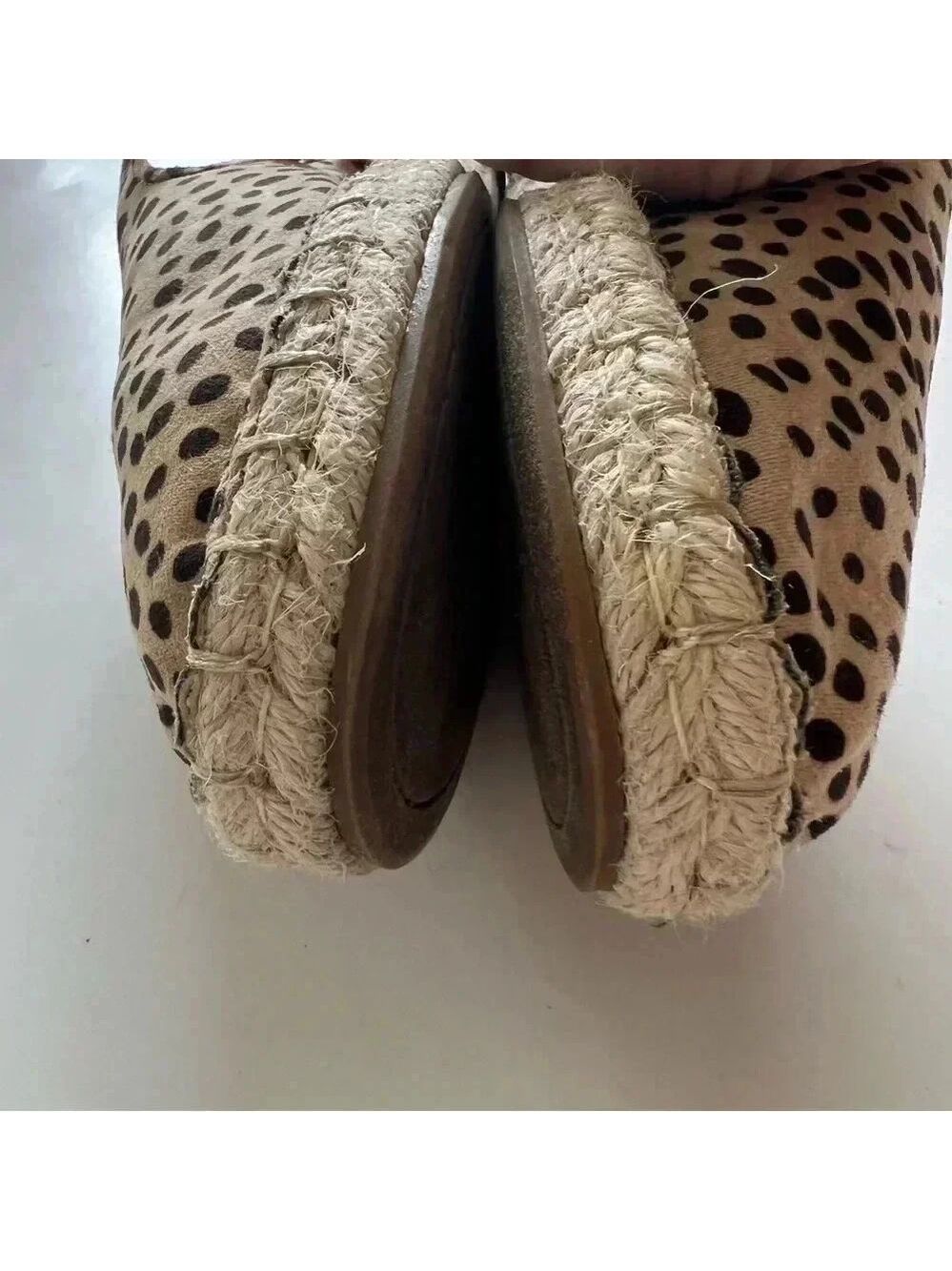 DV Dolce Vita Elaine Leopard Espadrille Slip on Mule size 7 - Picture 7 of 10